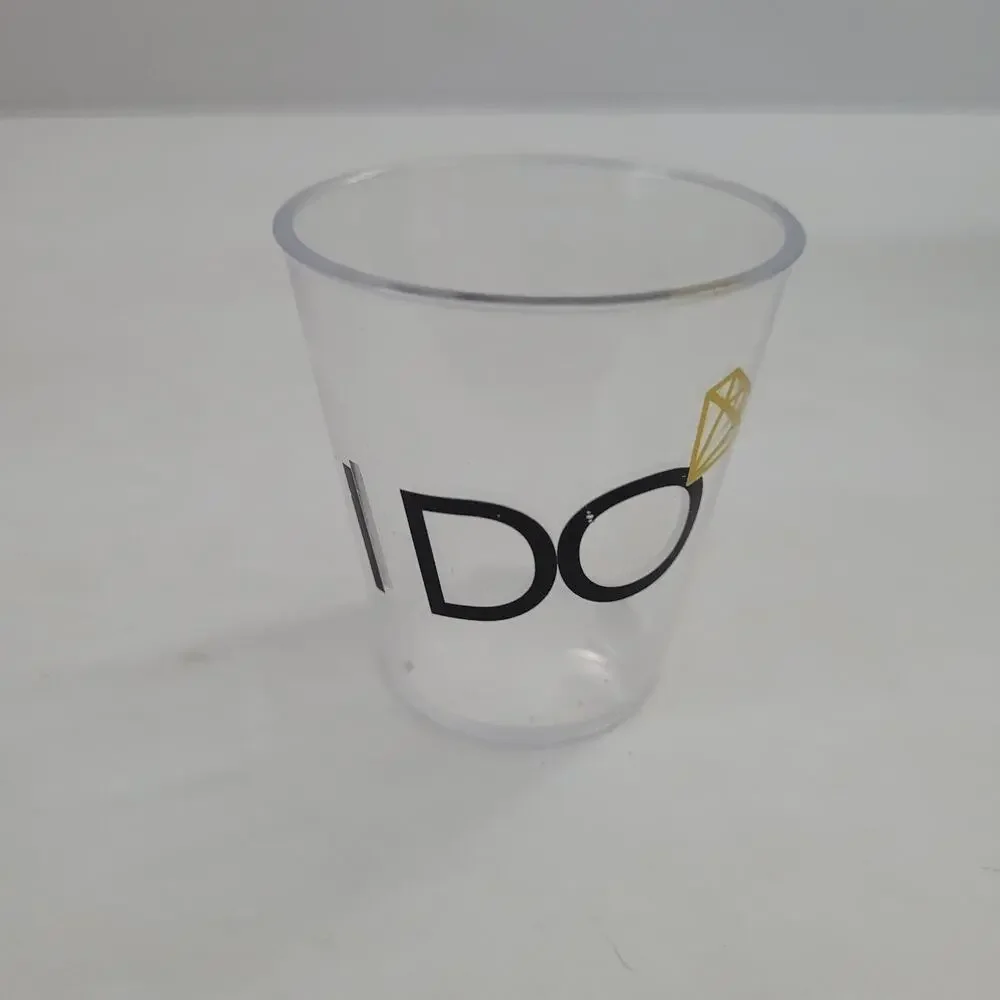Wedding or Bachelorette Party Cups 3 Sizes